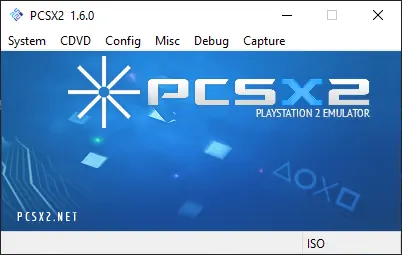 PCSX2 1.6.0 running on Windows 10